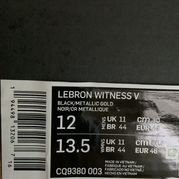 NEW | LEBRON WITNESS V | Nike - Picture 6 of 6